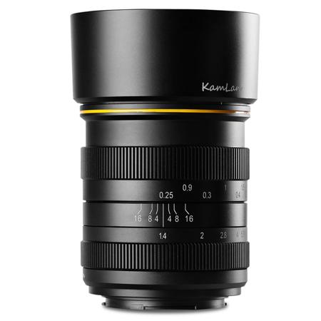 KamLan 28mm f/1.4 Manual Focus Lens for Canon EF-M Mount