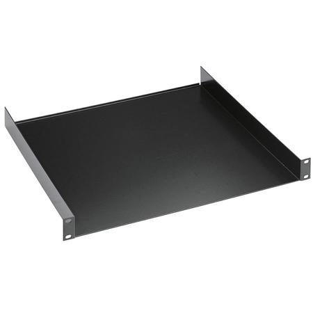 K&M 28481 19" 1U Space Rack Shelf for Various Rack Components, 300mm/11.81" Deep