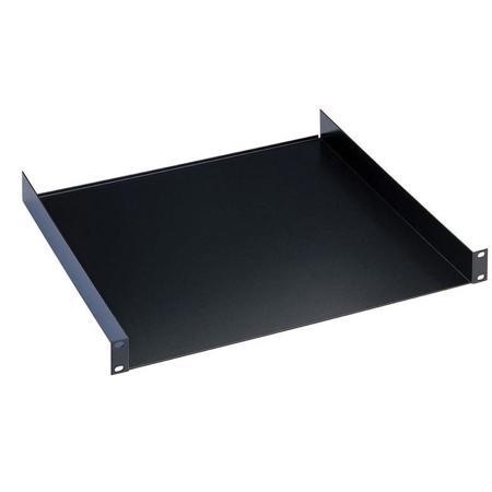 K&M 28482 19" 2U Space Rack Shelf, 300mm/11.81" Deep