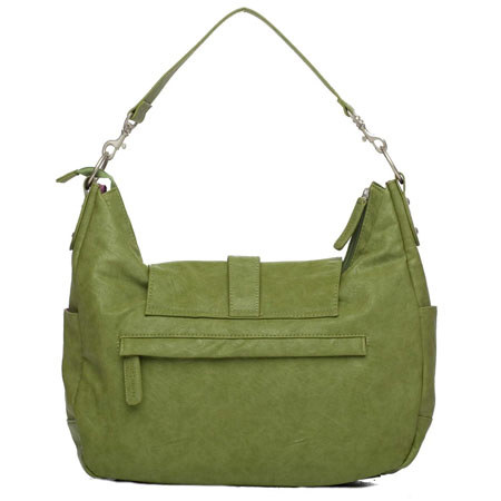 Kelly Moore B-Hobo-I Shoulder Style Small Camera Bag, w/Removable Basket - Green
