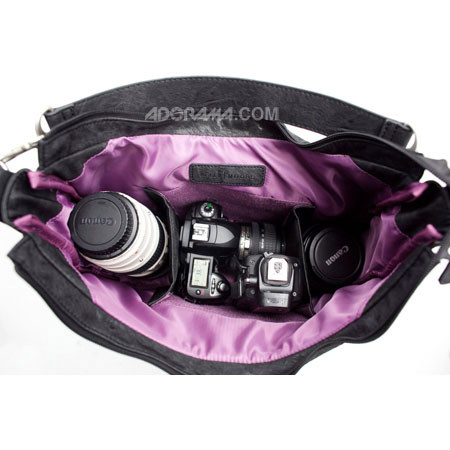 Kelly Moore B-Hobo, Shoulder Small Camera Bag, Black