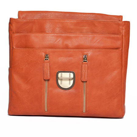 Kelly Moore Chapel Convertible Backpack- Orange