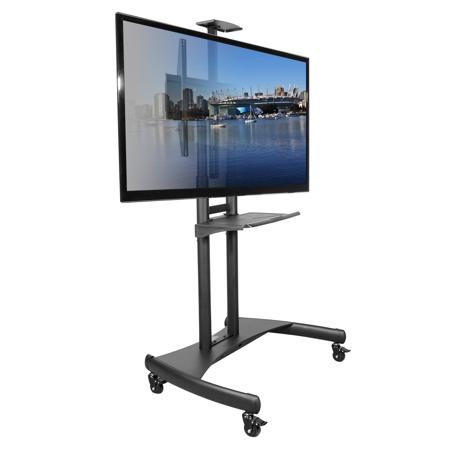 Kanto MTM82PL Mobile TV Mount for 50" to 82" TV, Plastic Middle Tray