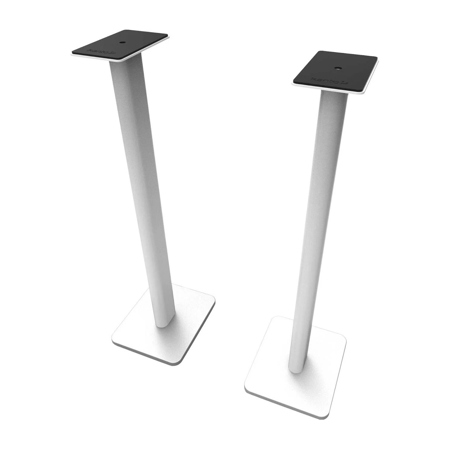 Kanto Bookshelf Speaker Floor Stands, Pair White 32"