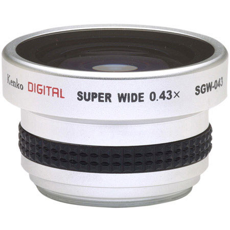 Kenko 0.43x Super Wide Angle Conversion Lens for 37mm DV Camcorders & Cameras
