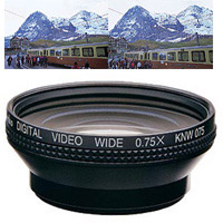 Disc. 0.75X Wide Angle for 52mm Digital Camcorders #KNW-075 #KNW075