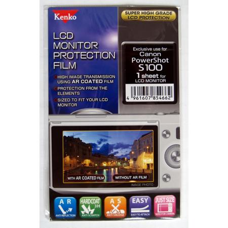 Kenko LCD Monitor Protection Film for Canon PowerShot S100 Camera