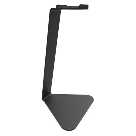 Kanto H1 Universal Headphone Stand with Curved Silicone Padding, Black