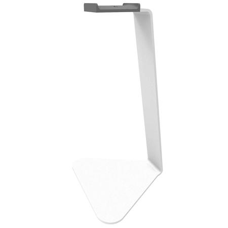 Kanto H1W Universal Headphone Stand with Curved Silicone Padding, White