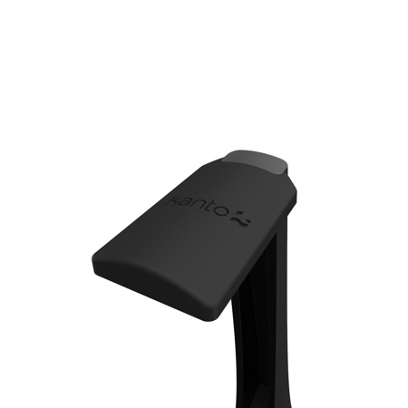 Support Casque H3 Universel - Rembourrage Silicone, Base Antidérapante - Capacité 10 Kg - Noir - Avec Porte-adaptateur