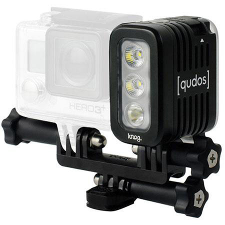 Knog Qudos Action Waterproof Video Light for GoPro HERO, Black