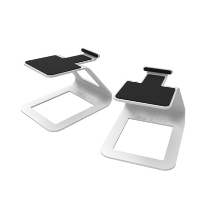 Kanto SE2 Elevated Desktop Small Speaker Stand, Pair Matte White