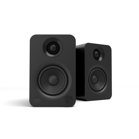 Kanto YU 140W 2-Way Powered Bookshelf Speakers with Bluetooth, Pair, Matte Black