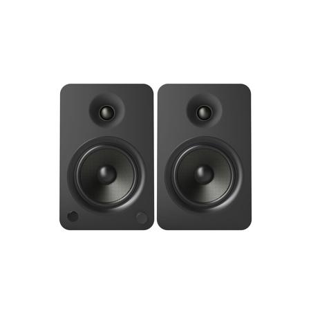 Kanto YU6 Powered Speakers with Bluetooth and Phono Preamp, Matte Black