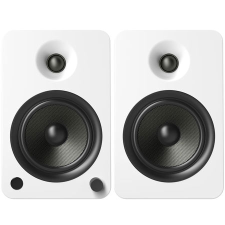 Kanto YU6 Powered Speakers with Bluetooth and Phono Preamp, Matte White