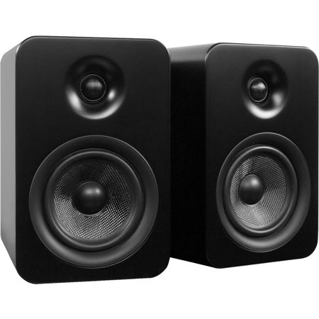 Kanto YUMI Passive Bookshelf Speakers, Pair, Matte Black