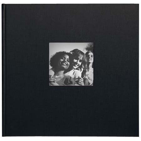 Kolo 1002716 Cortina Album, 8.5x8.5in Black Cover