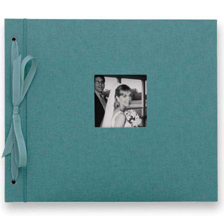 Kolo Newbury, Ribbon Tied Scrapbook Album, Ocean Cover
