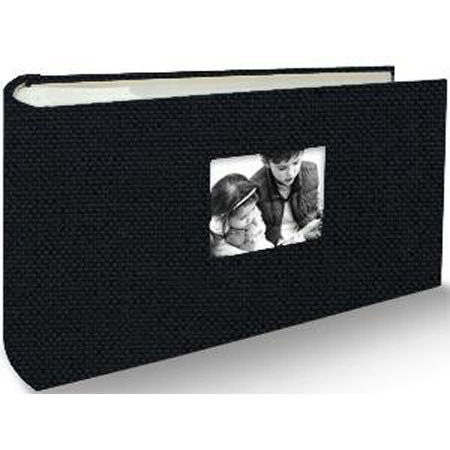 Kolo Hudson Bookbound Picture Album, 100 4x6" Photos, Black