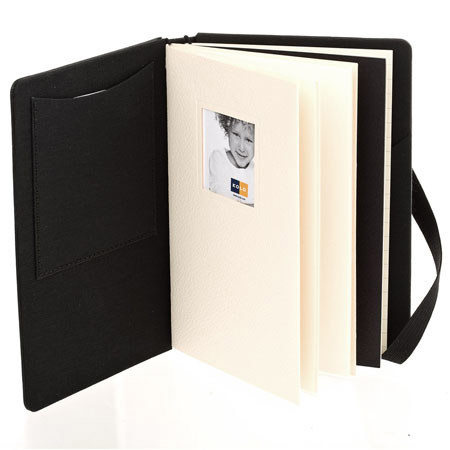 Kolo Essex 100-8801 Travel Book,5.5x3.6in, Black Covers