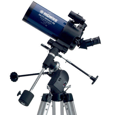 Konus Motormax 90mm (3.5") Maksutov-Cassegrain Telescope with Double Mirror Star Diagonal (45° & 90°) D.90 mm (3".5) F.1200 mm f/13.3