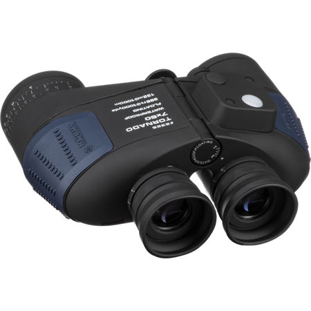 Konus 7x50 Tornado Floating Porro Prism Binocular, Compass, Reticle, 8.3 Deg AoV