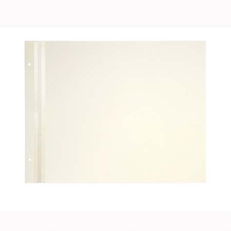 Kolo Series B Cloth-Hinged 11x14" Refill Pages,Soft Wht