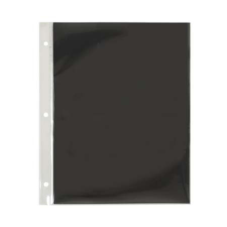 Kolo Series P Topload Refill Pages, 11"x8 ", Black, Pack of 10 Pages.