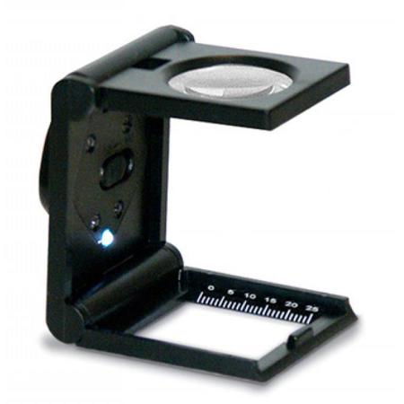 Konus 5x Linen Tester with Light Plastic Body, 4 Piece Set