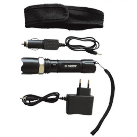 Konus KONUSLIGHT-RC Rechargeable Flashlight with Cree LED Light, 200 Lumen