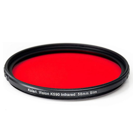 Kolari Vision 58mm 590nm Gen 2 Pro Slim Infrared Lens Filter