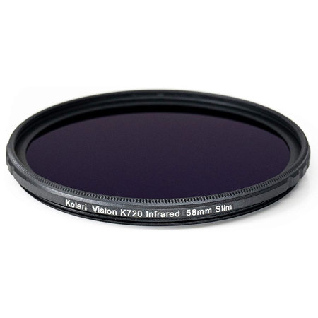 Kolari Vision 58mm 720nm Gen 2 Pro Slim Infrared Lens Filter