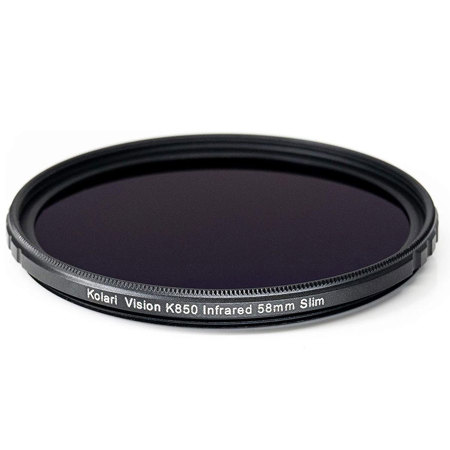 Kolari Vision 58mm 850nm Gen 2 Pro Slim Infrared Lens Filter