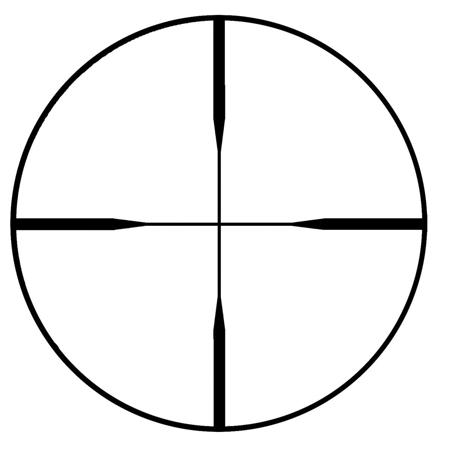 Konus 3-12x40 KONUSHOT Riflescope, 2nd Focal Plane 30/30 Reticle, 1" Tube