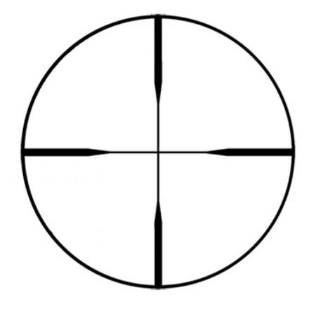 Konus 3-9x40 KONUSPRO Hunting Riflescope, 30/30 Reticle, 1" Center Tube