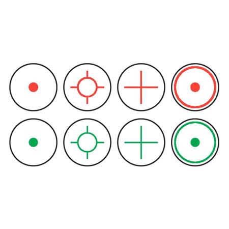 Konus SIGHT-PRO TR Red-Green Dot Sight with 4 Reticles & Tactical Turrets