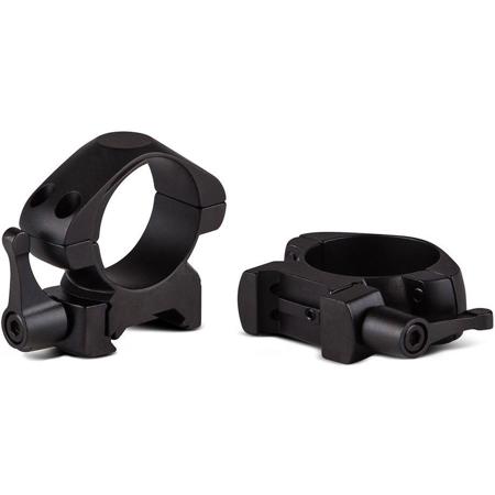 Konus Steel Mounting Rings with Quick Release for 1" Riflescopes, Medium, 2-Pack