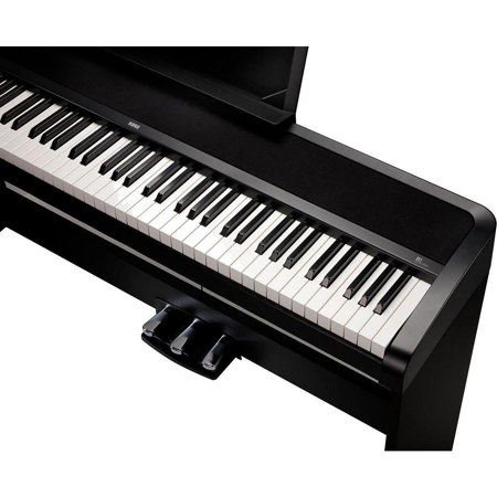 Korg B1SP 88 Keys Digital Piano with Stand and 3 Pedal Unit Black