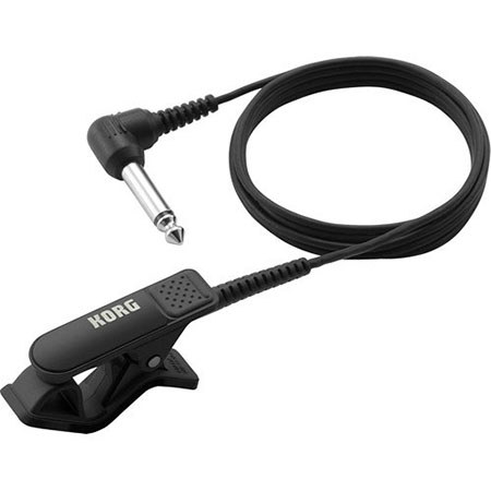 Korg CM-200 5' Clip-On Contact Microphone, Black