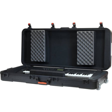 Korg Wheeled Hard Case for 61-Key Keyboard, Black HC61KEY - Adorama