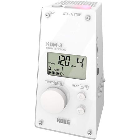 Korg KDM-3 Digital Metronome, White