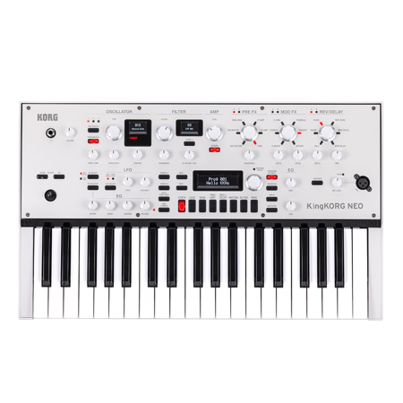 Korg KingKORG NEO 37-Key Virtual Analog Keyboard Synthesizer with Vocoder Microphone