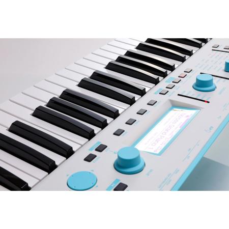Korg Kross 2 Limited Edition 61-Key Synthesizer Workstation, Gray/Neon-Blue