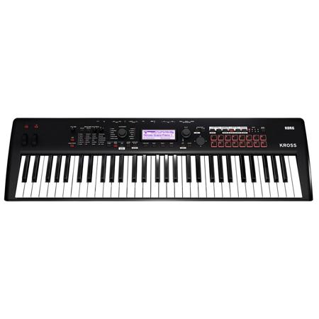 Korg Kross 2 61 Key Synthesizer Workstation, Matte Black with