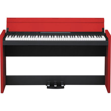 Korg LP-380 88 Keys Digital Piano, Black/Red