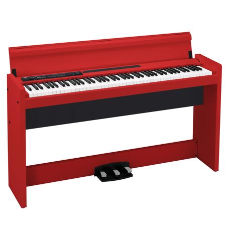 Korg LP-380 88-Keys Grand Digital Piano, Limited Edition, Red