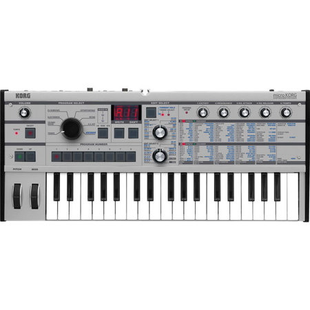 Korg MicroKORG PT 37-Key Synthesizer and Vocoder, Limited Edition, Platinum