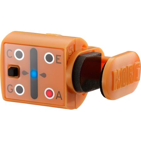 Korg MiniPitch Clip-On Ukulele Tuner, Sunset Orange