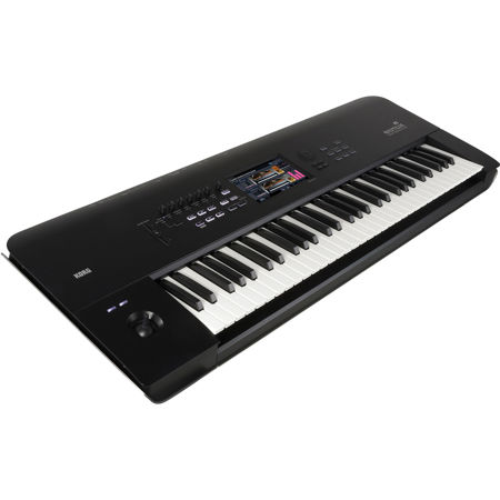 Korg Nautilus AT 61-Key Music Synth/Workstation Keyboard with Aftertouch, Black