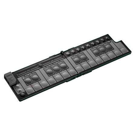 Korg nanoKEY Fold 25-Key Foldable USB MIDI Keyboard Controller Alpine Green